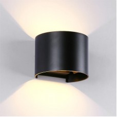 Φωτιστικό Απλίκα LED 10W 230V 800lm 4000K Λευκό Φως Ημέρας Αλουμινίου Μαύρη IP54 969LED100R/BL